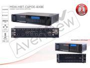 Avenview MSW HBT C6POE 8X8E HDBaseT Modular Matrix Switcher