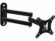 Mount It! Articulating Arm Mount Bracket for VESA 100 LCD LED Flat Screen Monitor Displays TVs 12 24 Up to 40Lbs Tilt and Swivel