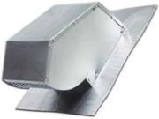 Lambro Industries Roof Caps Aluminum with Damper Screen Fits up to 7 Diame...