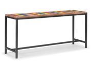 Zuo Modern Brookdale Table Multicolor Distressed Natural