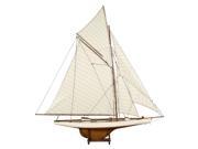 America s Cup Columbia 1901 Wood Model Ship from Authentic Models