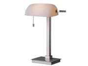 Kenroy Home Wall Street Desk Lamp Brushed Steel 32305BS
