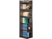 Coaster 800270 Corner Bookcase with Open Side