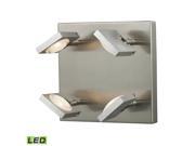 ELK Lighting 54013 4 Reilly LED Wall Sconce in Brushed Nickel Brushed Aluminum