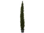Nearly Natural Two Tone Green 8 Mini Cedar Pine Tree