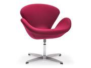 Zuo Modern 500309 Pori Arm Chair Carnelian Red