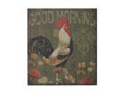 Sterling Ind. Good Morning Cockerel Hand Paint on Wood 26 8675