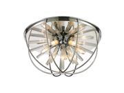 ELK Lighting 11561 6 Twilight 6 Light Flush Mount in Polished Chrome