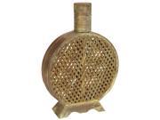 Nearly Natural Open Weave Decorative Vase