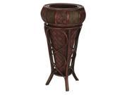 Nearly Natural 0526 Burgundy Decorative Stand Planter