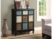 Monarch Specialties Multi Color Apothecary Bombay Chest i3893