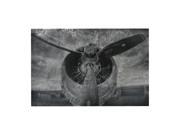 Sterling Ind. Alton World War II Airplane Etched Print on Aluminum 26 8674