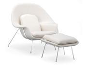 Zuo Modern 501154 Nursery Lounge Ottoman White