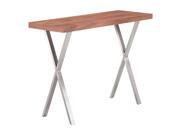 Zuo Modern Renmen Console Table Walnut