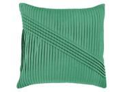 Rizzy Home Pillow Cover With Hidden Zipper In Teal [Set of 2]