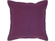 Rizzy Home Pillow Cover With Hidden Zipper In Purple And Purple [Set of 2]