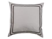 Rizzy Home Lark In Soft Silver And Soft Silver Euro