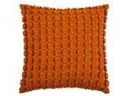 Rizzy Home Pillow Cover With Hidden Zipper In Orange [Set of 2]