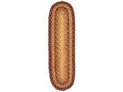 Homespice Decor 596062 Timber Trail Hudson Jute Braided Rugs Oval