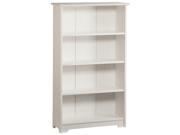 Windsor 4 Tier Bookshelf in White Finish