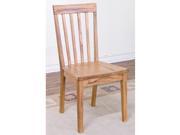 Sunny Designs 1424RO Sedona Slat Back Chair In Rustic Oak [Set of 2]