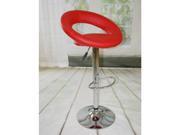 Mod Made Odo Adjustable Bar Stool In Red [Set of 2]