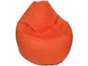 Bean Bag Boys Fabric Bean Bag Chair in Pumpkin