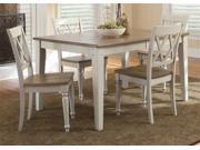 Liberty Furniture Al Fresco Opt 5 Piece Rectangular Table Set in Driftwood and Sand Finish