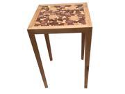 Eangee Home Wood Chips Mosaic Table