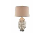 Stein World Pearl Banks Table Lamp by Panama Jack Antique Mercury with Ivory 99753