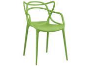 Modway Entangled Dining Armchair In Green