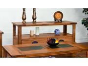 Sunny Designs Sedona Sofa Console Table with Drawers In Rustic Oak