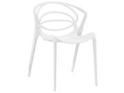 Locus Dining Side Chair in White