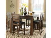 Homelegance Eagleville Butterfly Leaf Counter Height Table in Brown