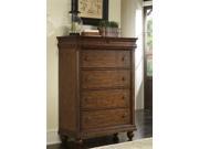 Liberty Furniture Rustic Traditions 5 Drawer Chest in Rustic Cherry Finish