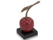 Modern Day Accents Cereza Stem Cherry Sculpture