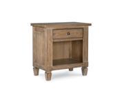 Legacy Brownstone Village Open Night Stand In Aged Patina