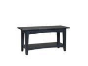 Alaterre Shaker Cottage Bench In Black