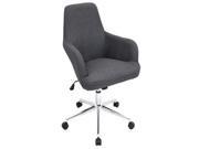 Lumisource Degree Office Chair In Grey