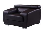 Global U7090 R6U6 CH Chair w Headrest in Chocolate Leather