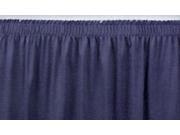 National Public Seating 8 Inch H Stage Shirred Pleat 48 Inch L Skirting