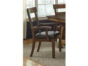 A America Ozark Ladderback Arm Chair With Upholstered Seat