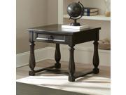 Steve Silver Leona End Table in Dark Hand Rubbed