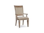 Legacy Brownstone Village Upholstered Back Arm Chair In Aged Patina [Set of 2]