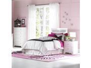 Standard Furniture Marilyn Youth 3 Piece Kids Bedroom Set in Glossy White