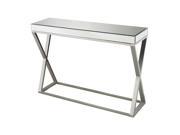 Sterling Industries 114 43 Klein Mirror Stainless Console Table