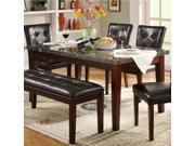 Homelegance Decatur Rectangular Dining Table w Marble Top
