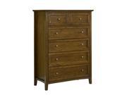 Modus Paragon Five Drawer Chest in Truffle