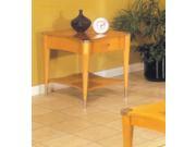 Alpine Sausalito End Table With Drawer In A Natural Finish