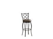 American Heritage Ava Collection Counter Height Barstool in Gray